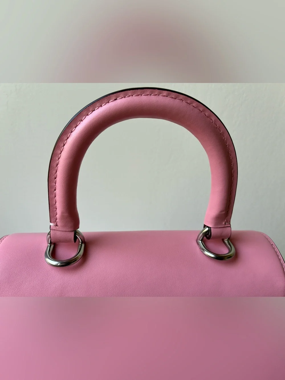 Coach Sammy Top Handle Bag in Flower Pink color